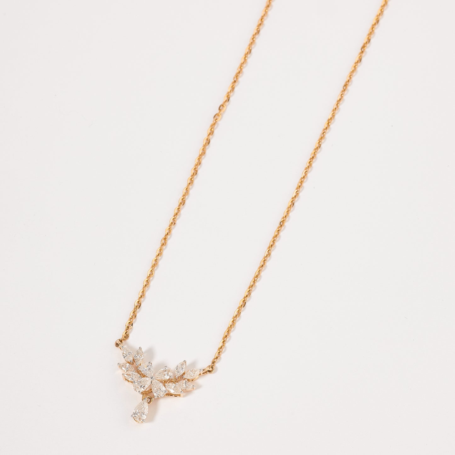 Floral Diamond Necklace
