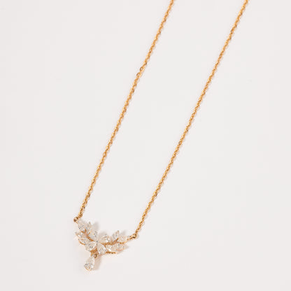 Floral Diamond Necklace