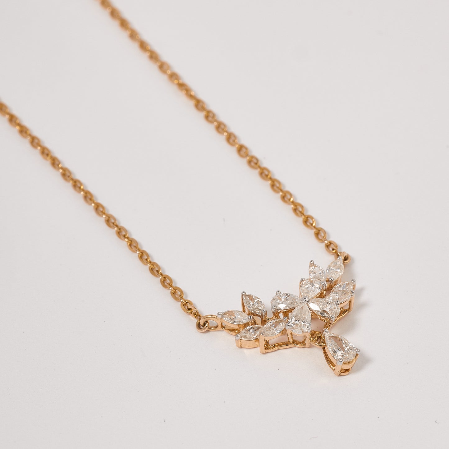 Floral Diamond Necklace