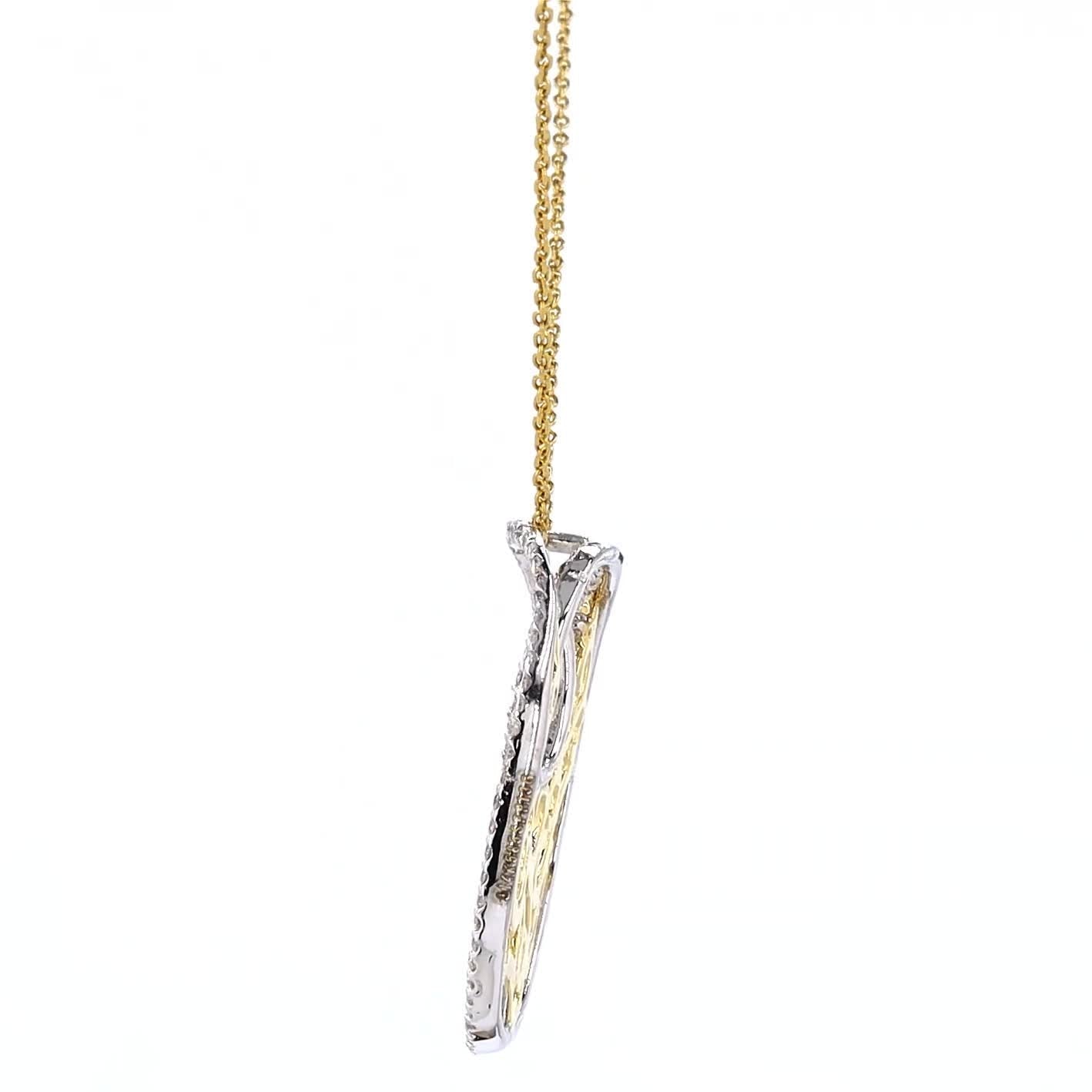 Filigree Circle Natural Diamond Pendant Necklace