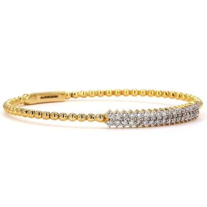 Diamond Bar Beaded Bracelet