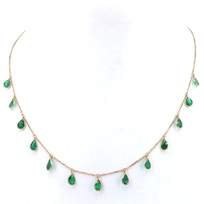 Emerald Drop Necklace