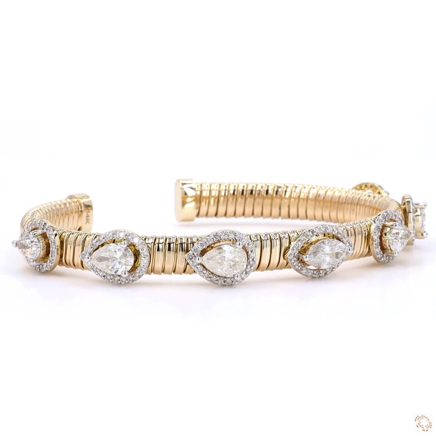 Open Cuff Diamond Bracelet
