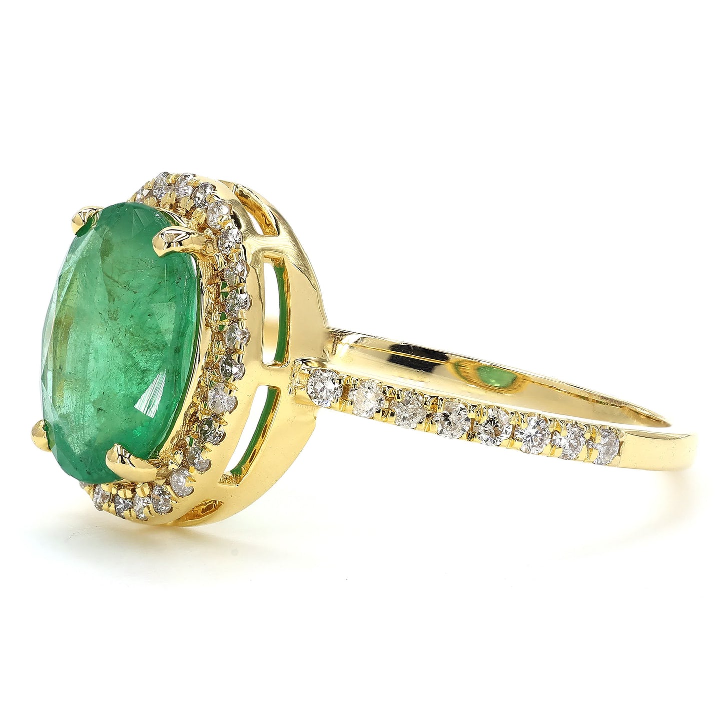 Oval Emerald Ring