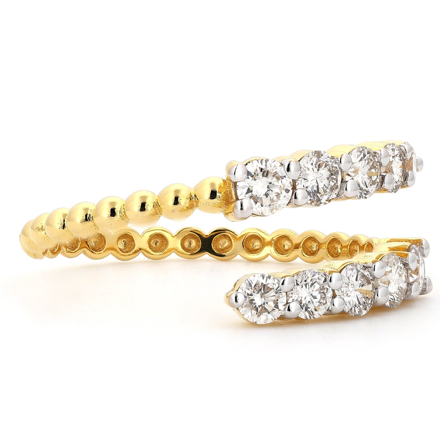 Open Cuff Diamond Ring