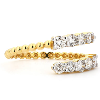 Open Cuff Diamond Ring
