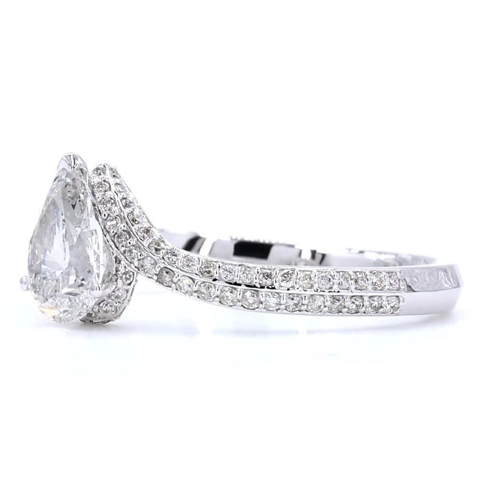 Pear Diamond Ring