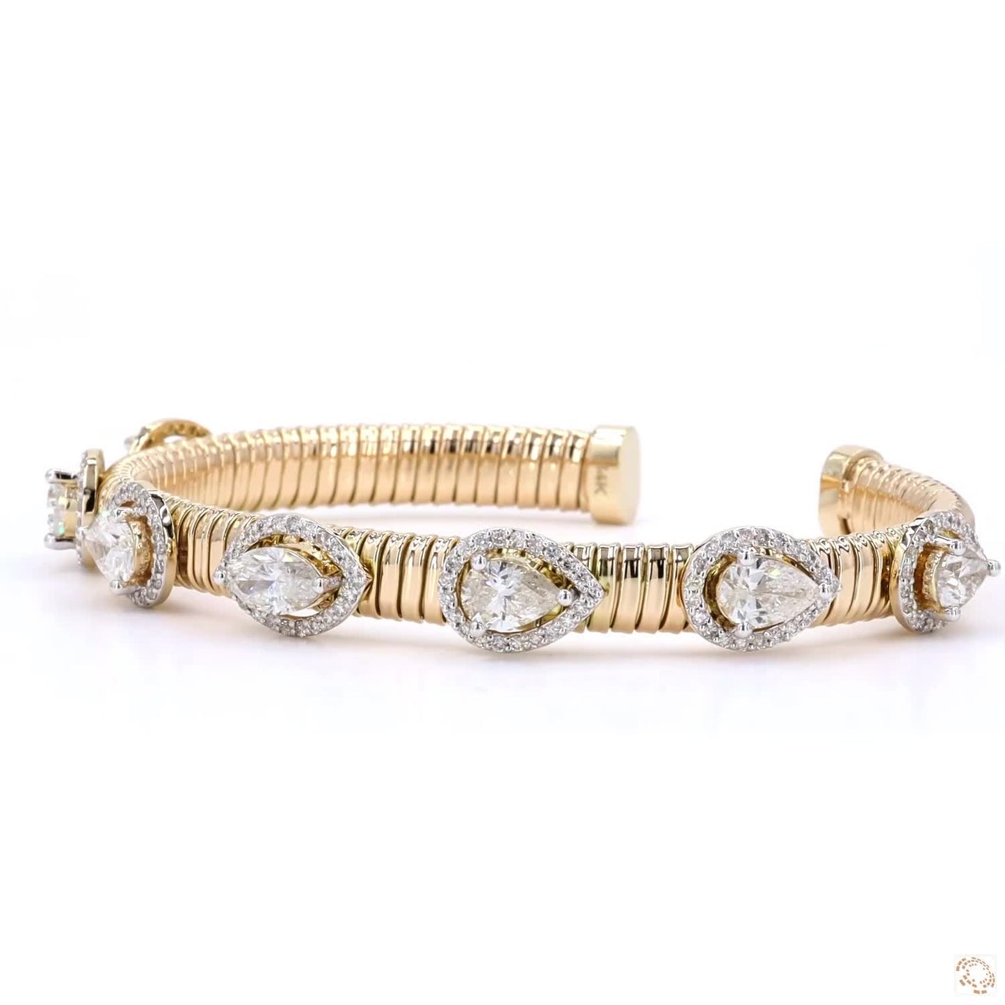 Open Cuff Diamond Bracelet