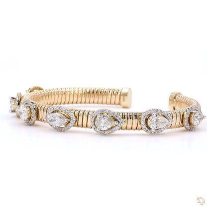 Open Cuff Diamond Bracelet