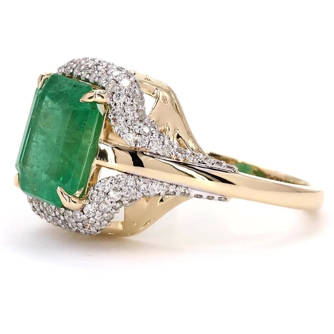 Emerald Cut Emerald Ring