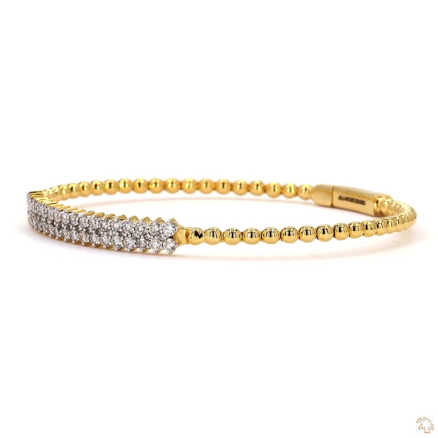 Diamond Bar Beaded Bracelet