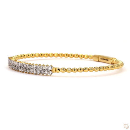 Diamond Bar Beaded Bracelet