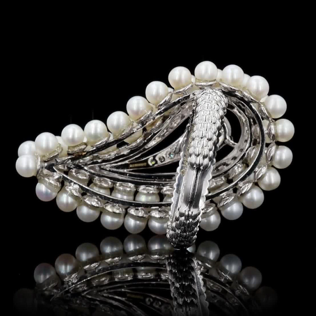 Pearl Diamond Ring