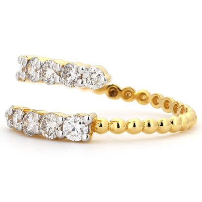Open Cuff Diamond Ring