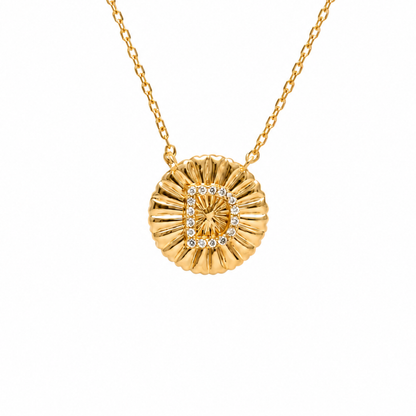 Personalized Initial Medallion Necklace