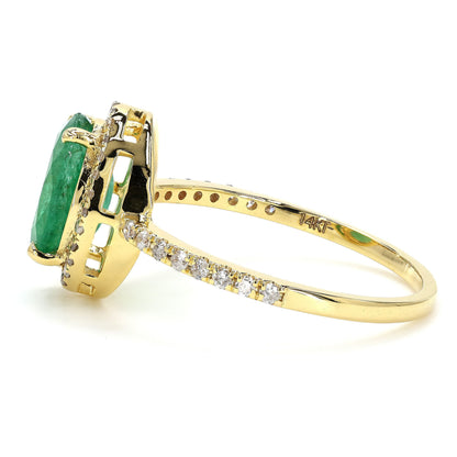Oval Emerald Ring