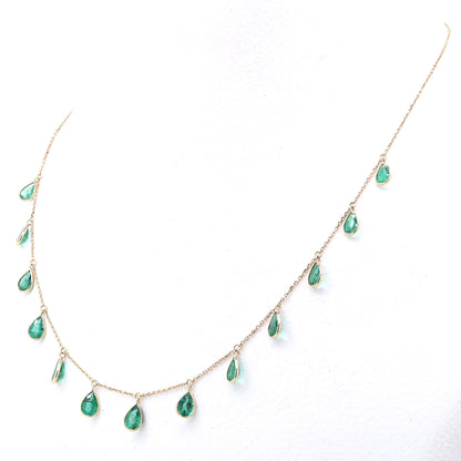 Emerald Drop Necklace