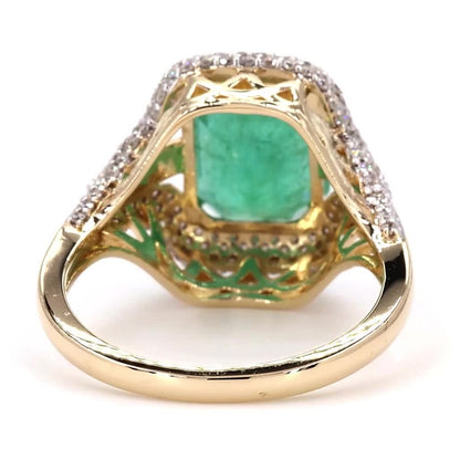 Emerald Cut Emerald Ring