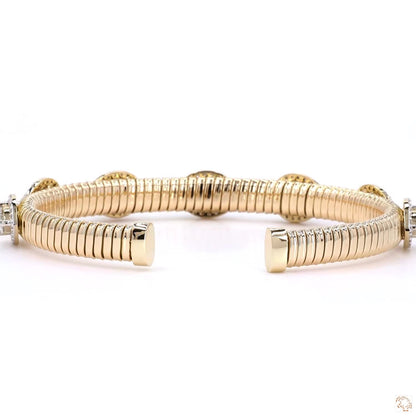 Open Cuff Diamond Bracelet