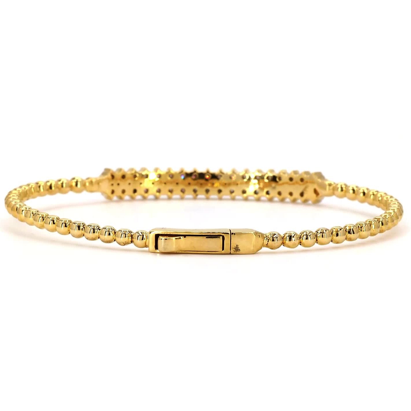 Diamond Bar Beaded Bracelet
