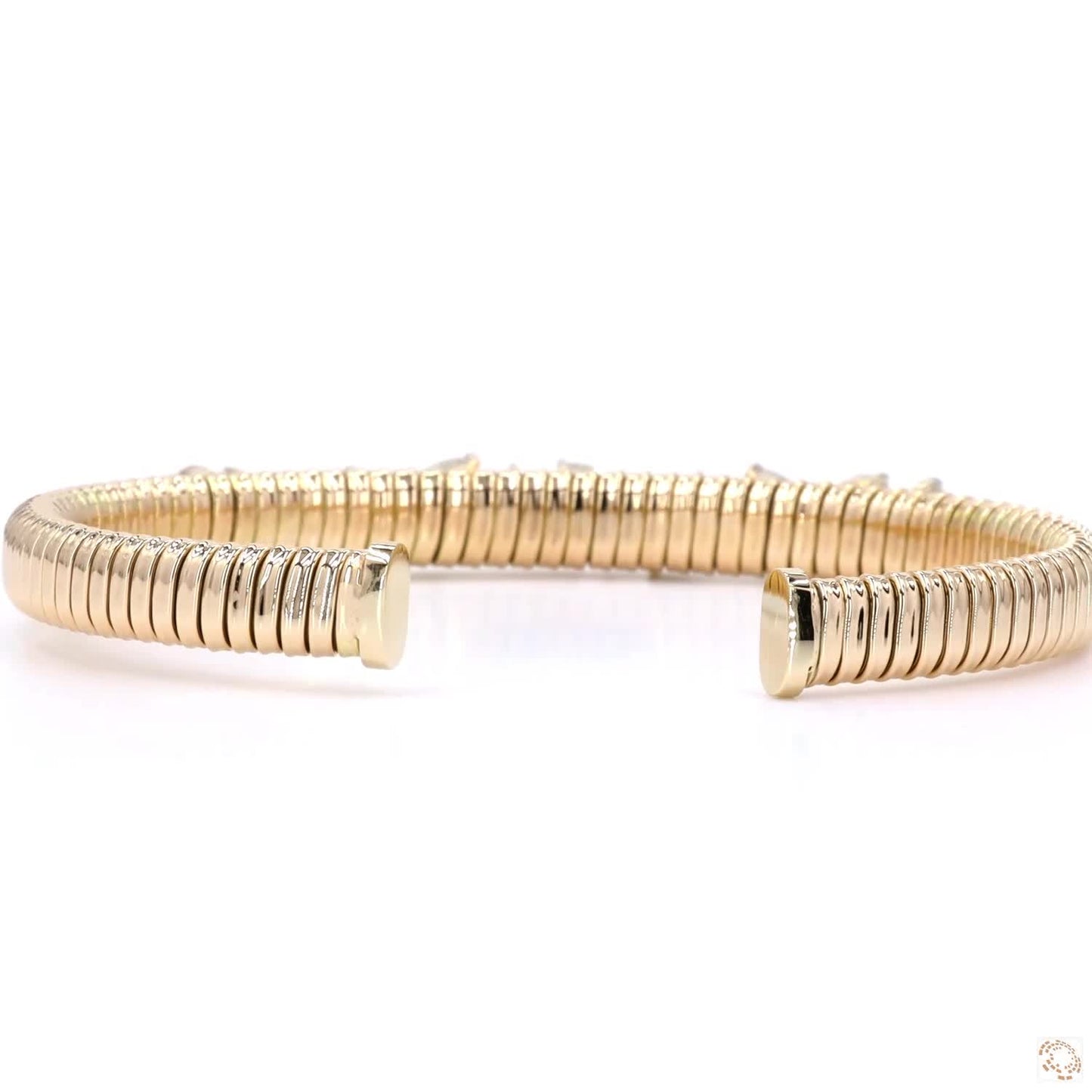 Pear Shape Diamond Cuff Bracelet