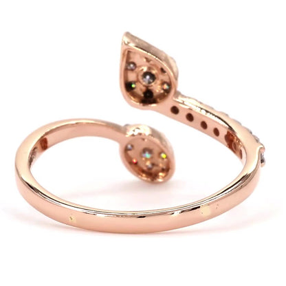Pear Diamond Open Ring