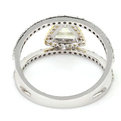 Trillion Cut Diamond Solitaire Ring