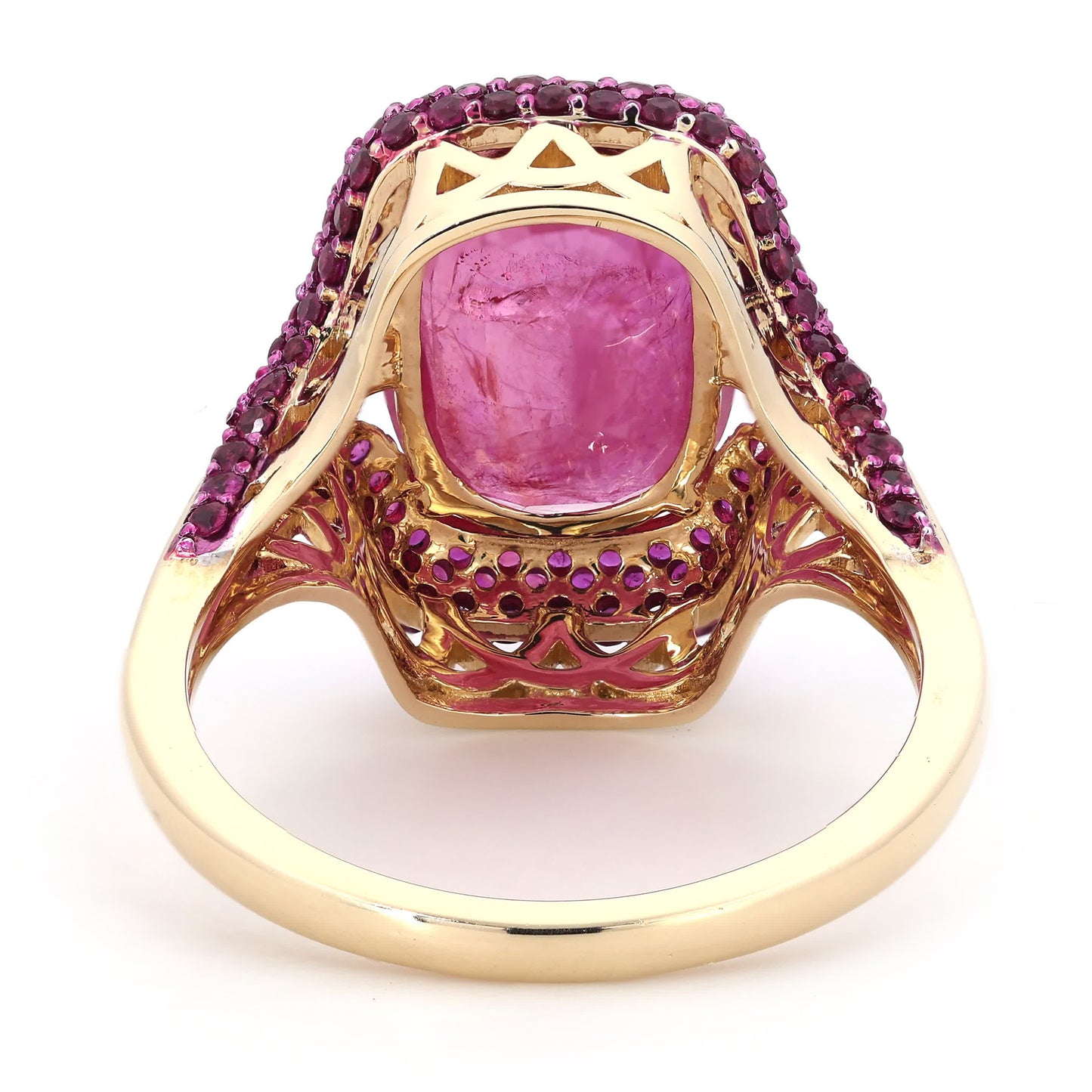 Natural Oval Ruby Gemstone Ring