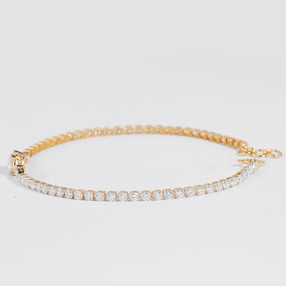 Oval Diamond Tennis Bracelet