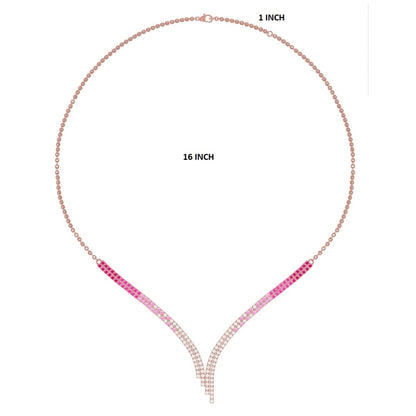 Natural Diamond Y Necklace