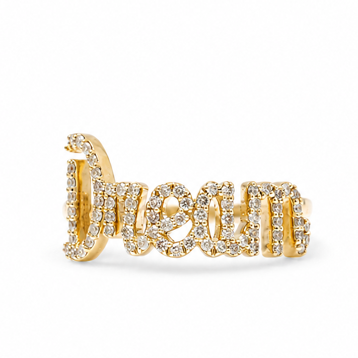 Dream Natural Diamond Personalized Ring