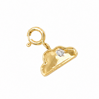 Cloud Diamond Charm Pendant