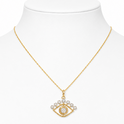 Evil Eye Diamond Charm