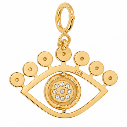 Evil Eye Diamond Charm