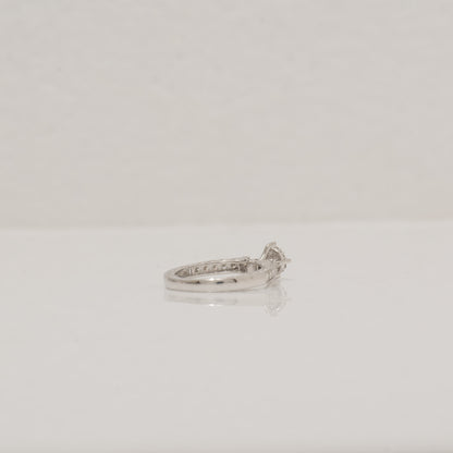 Natural Diamond Round Halo Engagement Ring 14K Gold