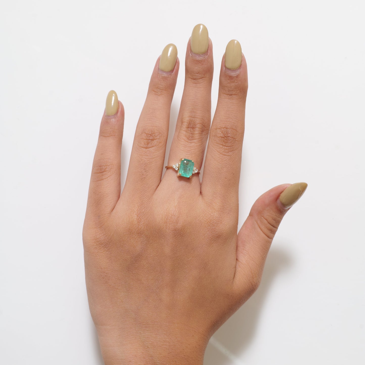 Emerald Diamond Ring