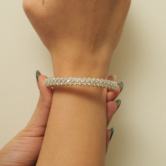 Floral Diamond Bracelet