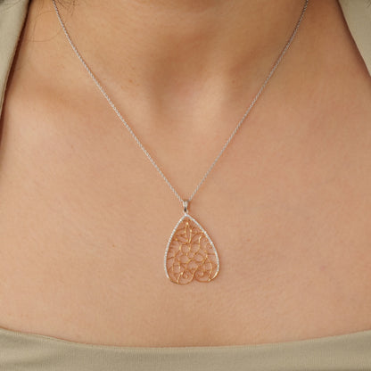Filigree Diamond Pendant