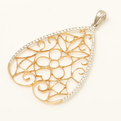 Filigree Diamond Pendant
