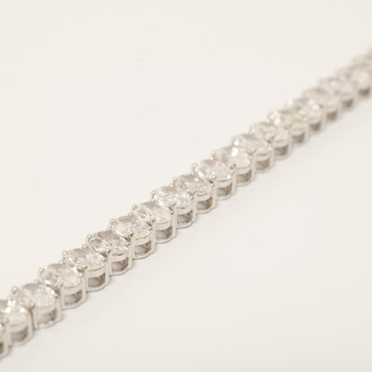 Oval Diamond Tennis Bracelet