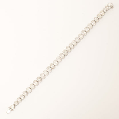 Oval Diamond Tennis Bracelet