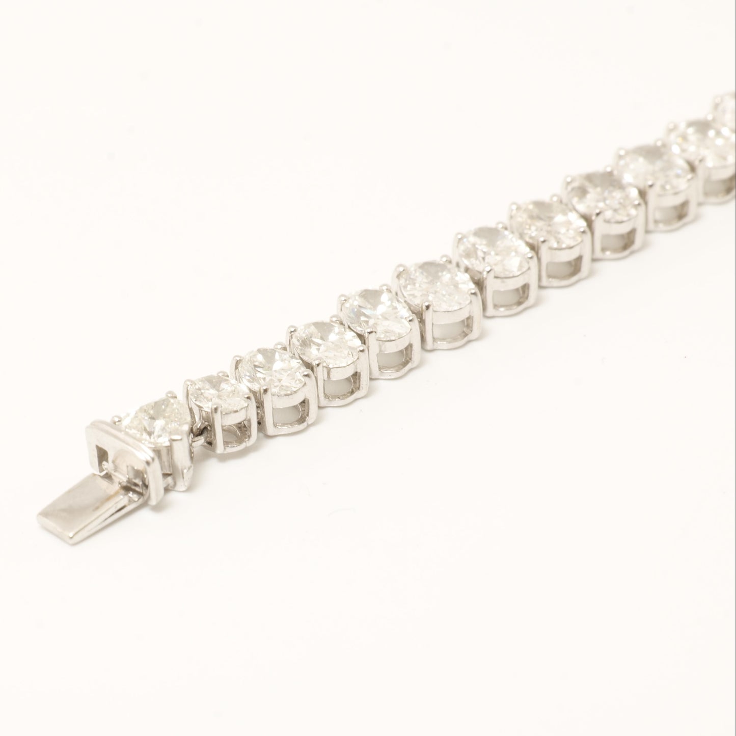 Oval Diamond Tennis Bracelet
