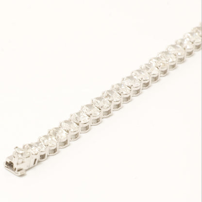 Oval Diamond Tennis Bracelet