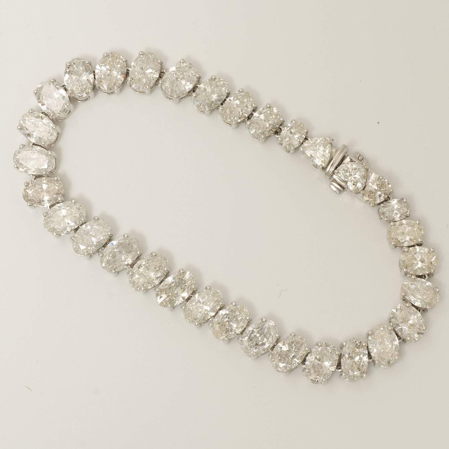 Oval Diamond Tennis Bracelet