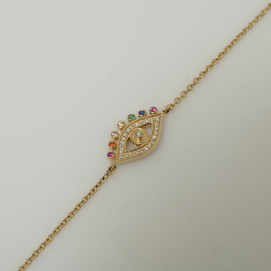 Evil Eye Diamond Bracelet