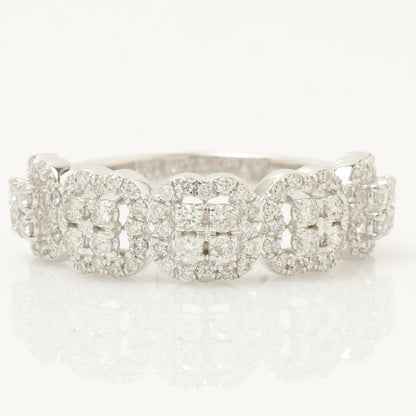 Cluster Diamond Band Ring