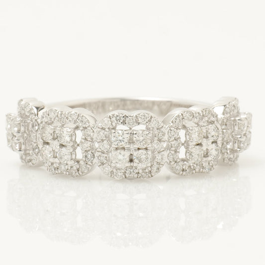 Cluster Diamond Band Ring