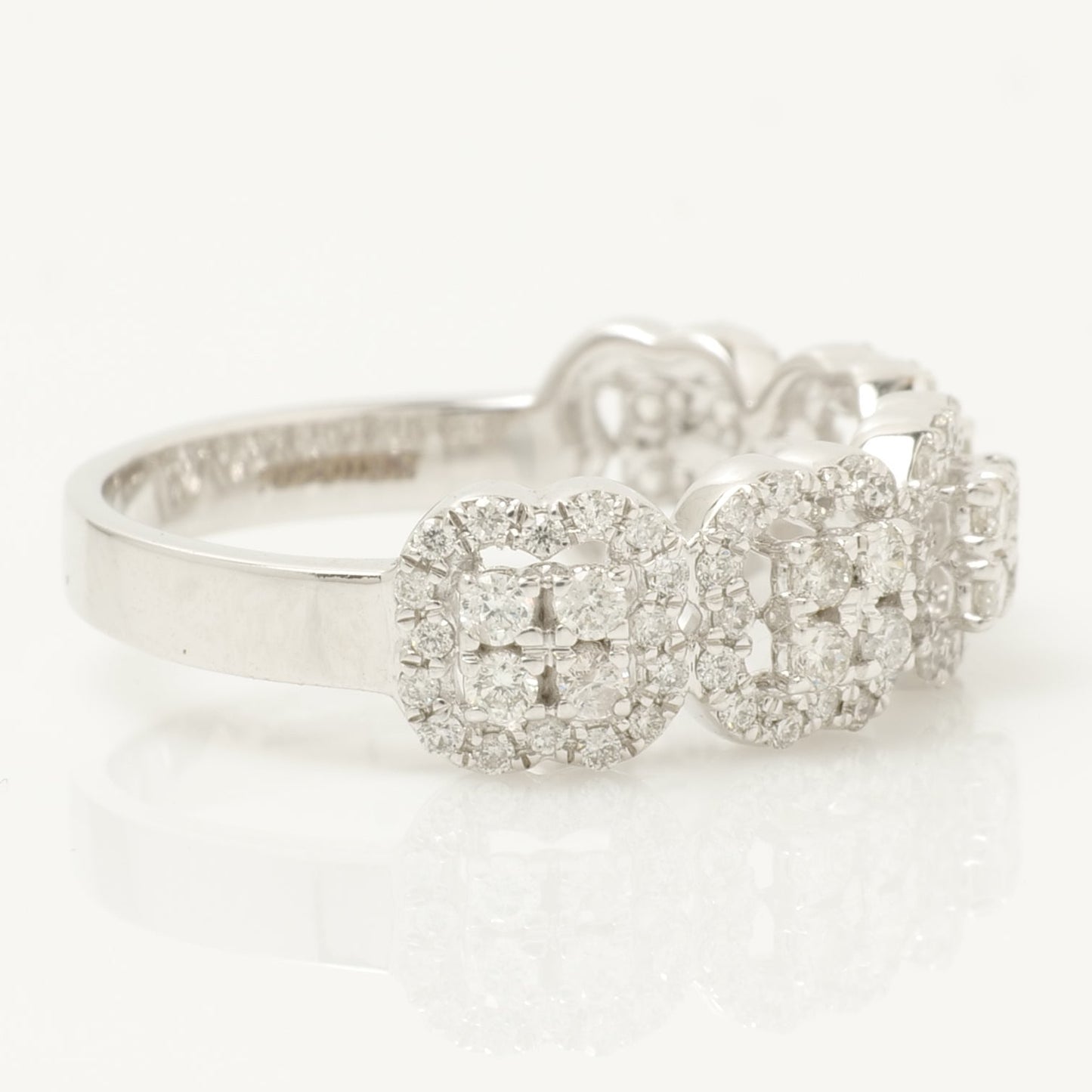 Cluster Diamond Band Ring