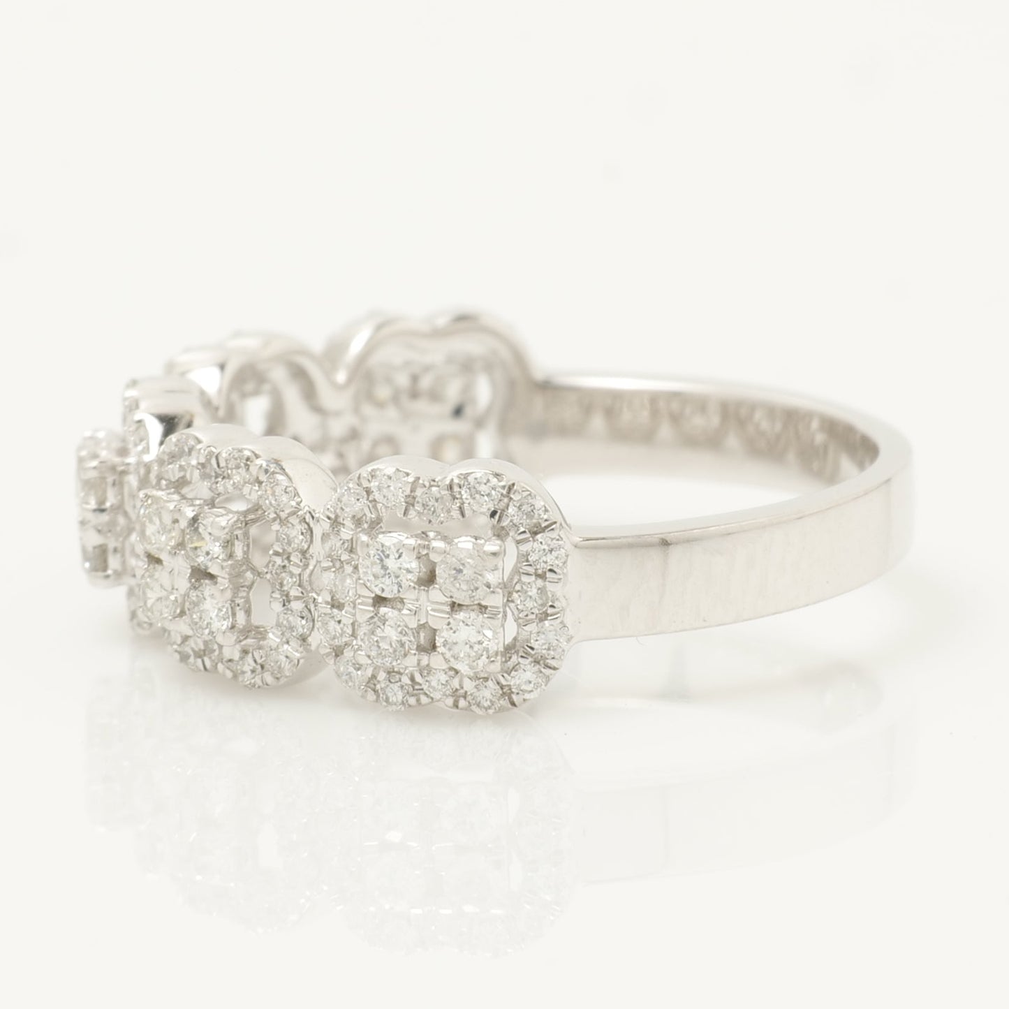 Cluster Diamond Band Ring