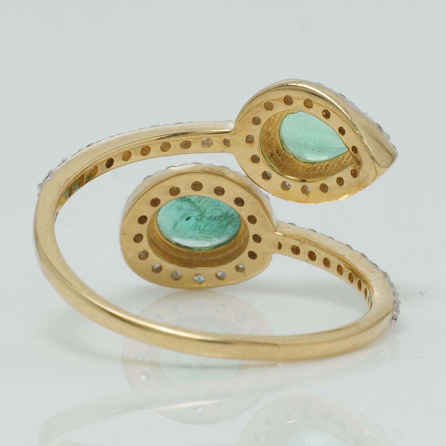 Bypass Emerald Ring
